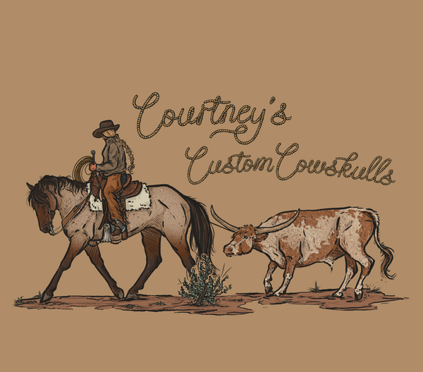 Courtney’s Custom Cowskulls